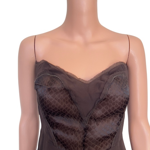 Yves Saint Laurent Tom Ford RUNWAY F/W 2004 AD Campaign Chinoiserie Dress - Picture 4 of 13